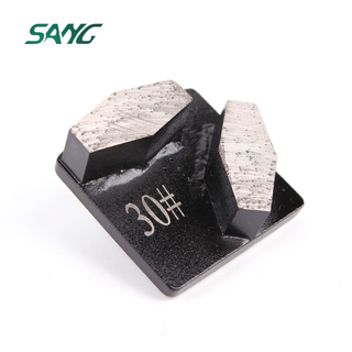Zapatas de bloque de molienda de diamante husqvarna redi lock de cambio rápido para amoladora de piso de concreto