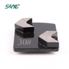 bloque de diamantes redilock con segmento de flecha simple para máquina husqvarna